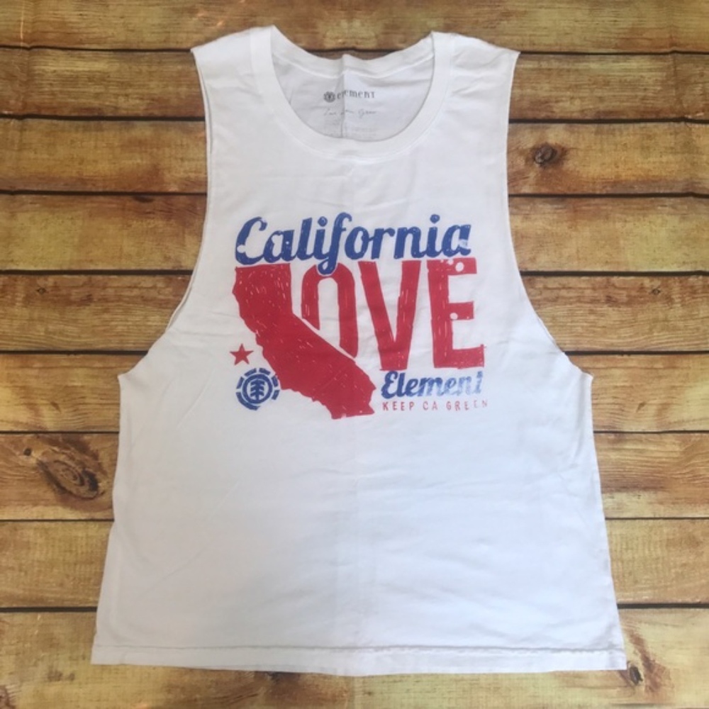 Element California Love Muscle Tank Top Small